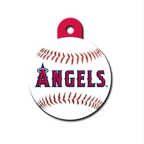 Los Angeles Angels Circle ID Tag - staygoldendoodle.com