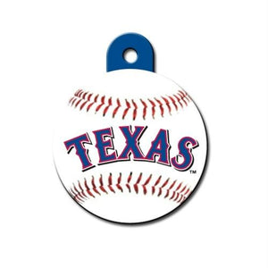 Texas Rangers Circle ID Tag - staygoldendoodle.com