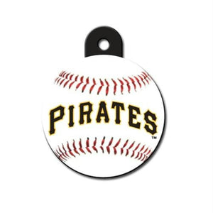Pittsburgh Pirates Circle ID Tag - staygoldendoodle.com