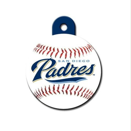 San Diego Padres Circle ID Tag - staygoldendoodle.com
