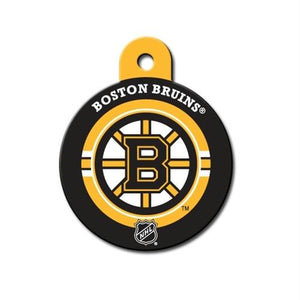 Boston Bruins Circle ID Tag - staygoldendoodle.com