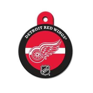 Detroit Red Wings Circle ID Tag - staygoldendoodle.com