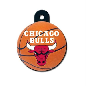 Chicago Bulls Circle ID Tag - staygoldendoodle.com