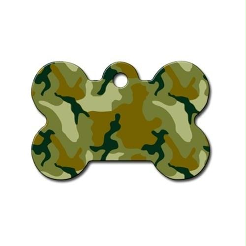 Large Camouflage Bone ID Tag - staygoldendoodle.com