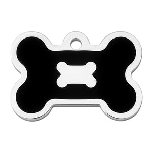 Large Epoxy Filled Bone ID Tag - staygoldendoodle.com