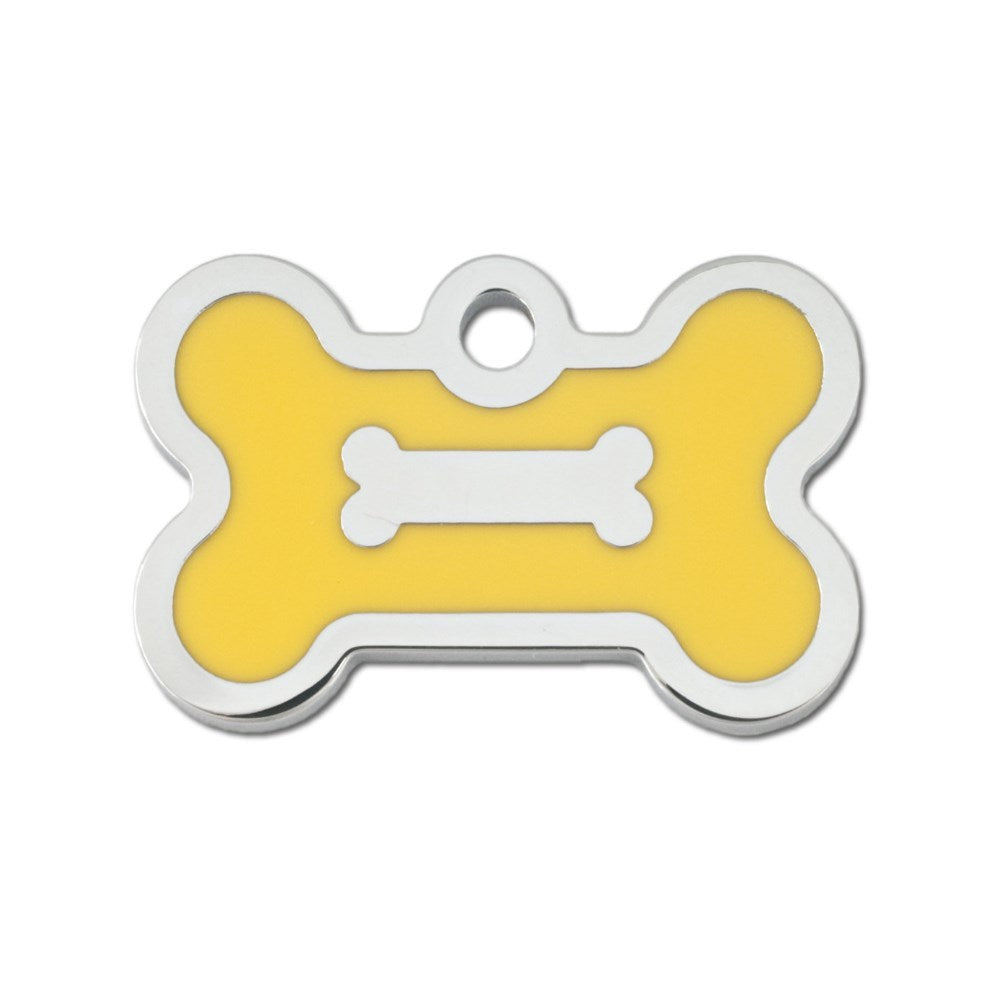 Small Epoxy Filled Bone ID Tag - staygoldendoodle.com