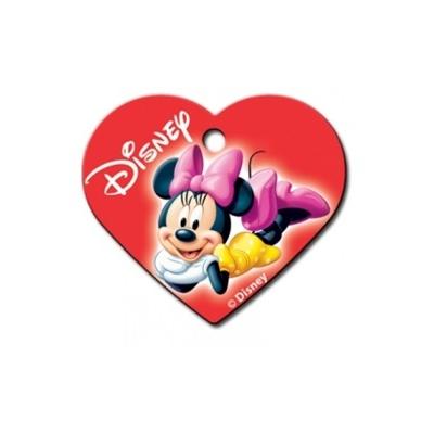 Minnie Mouse Heart ID Tag - staygoldendoodle.com