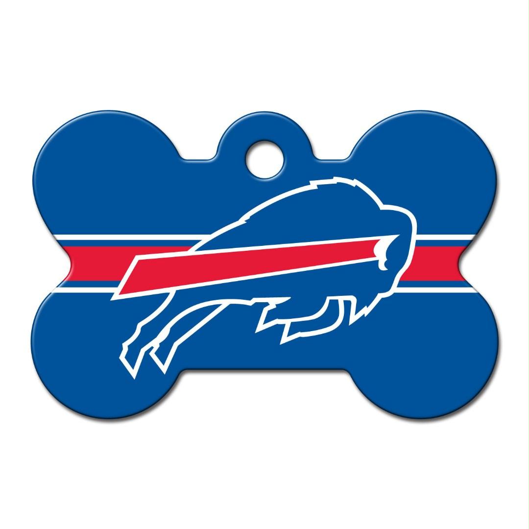 Buffalo Bills Bone ID Tag - staygoldendoodle.com