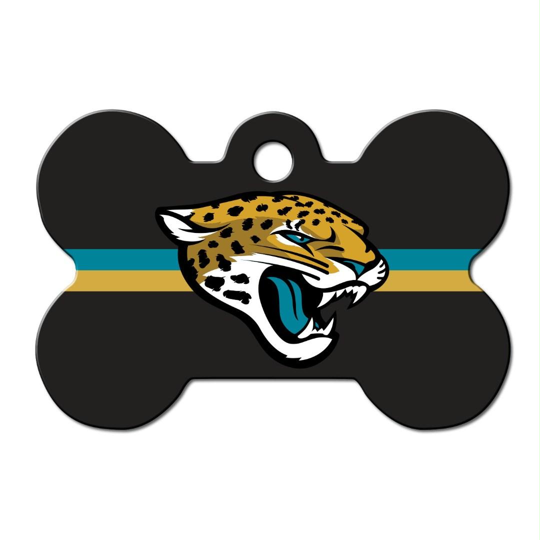 Jacksonville Jaguars Bone ID Tag - staygoldendoodle.com