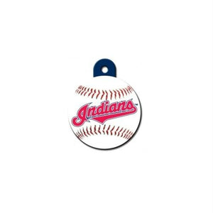 Cleveland Indians Circle ID Tag - staygoldendoodle.com