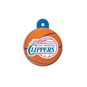 Los Angeles Clippers Circle ID Tag - staygoldendoodle.com