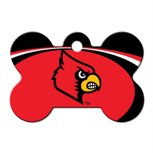 Louisville Cardinals Bone ID Tag - staygoldendoodle.com