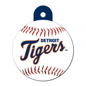 Detroit Tigers Circle ID Tag - staygoldendoodle.com