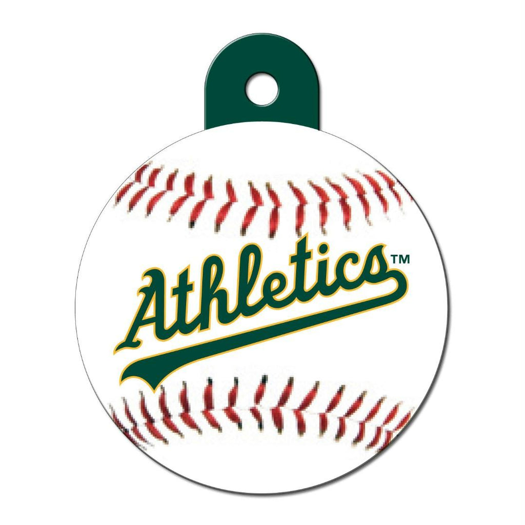 Oakland A's Circle ID Tag - staygoldendoodle.com