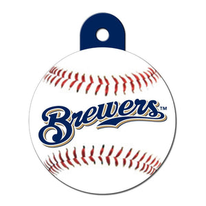 Milwaukee Brewers Circle ID Tag - staygoldendoodle.com