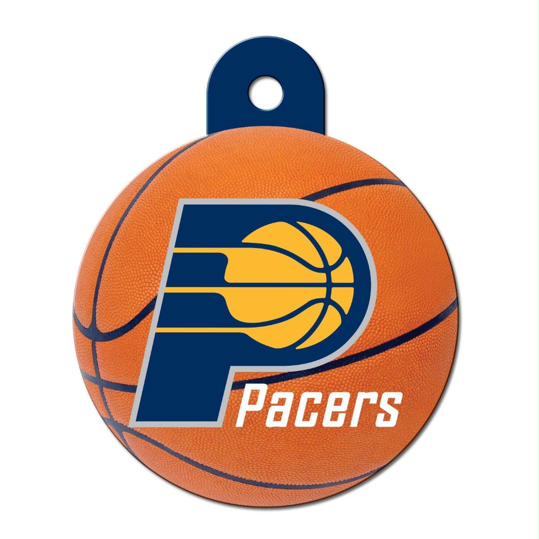 Indiana Pacers Circle ID Tag - staygoldendoodle.com
