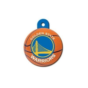 Golden State Warriors Circle ID Tag - staygoldendoodle.com
