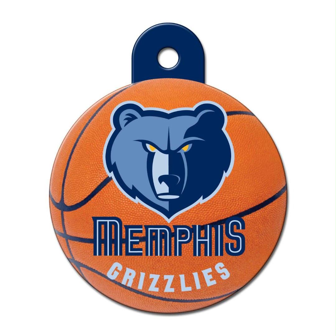 Memphis Grizzlies Circle ID Tag - staygoldendoodle.com