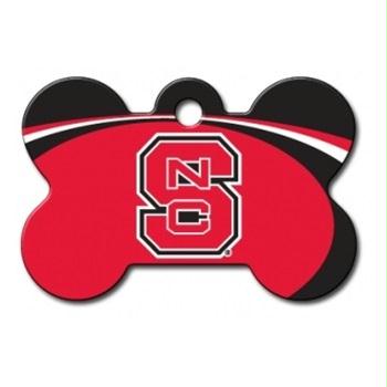 NC State Wolfpack Bone ID Tag - staygoldendoodle.com