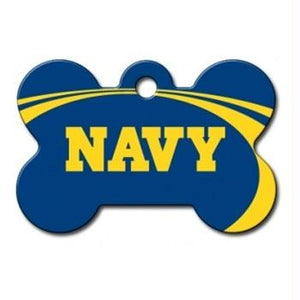 Navy Midshipmen Bone ID Tag - staygoldendoodle.com