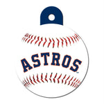 Houston Astros Large Circle ID Tag - staygoldendoodle.com