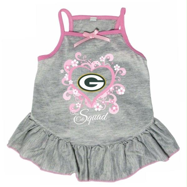 Green Bay Packers "Too Cute Squad" Pet Dress - staygoldendoodle.com
