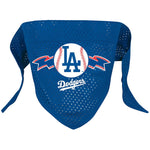 The officially licensed Los Angeles Dodgers Mesh Pet Bandana fea - staygoldendoodle.com