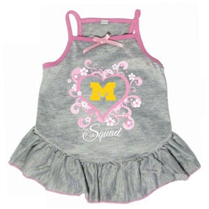 Michigan Wolverines "Too Cute Squad" Pet Dress - staygoldendoodle.com