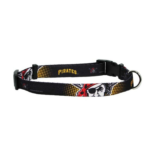 Pittsburgh Pirates Black Pet Collar - staygoldendoodle.com