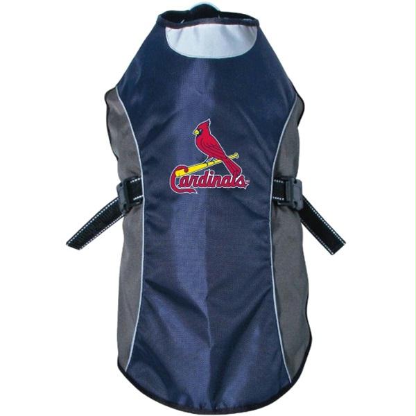 St. Louis Cardinals Water Resistant Reflective Pet Jacket - staygoldendoodle.com