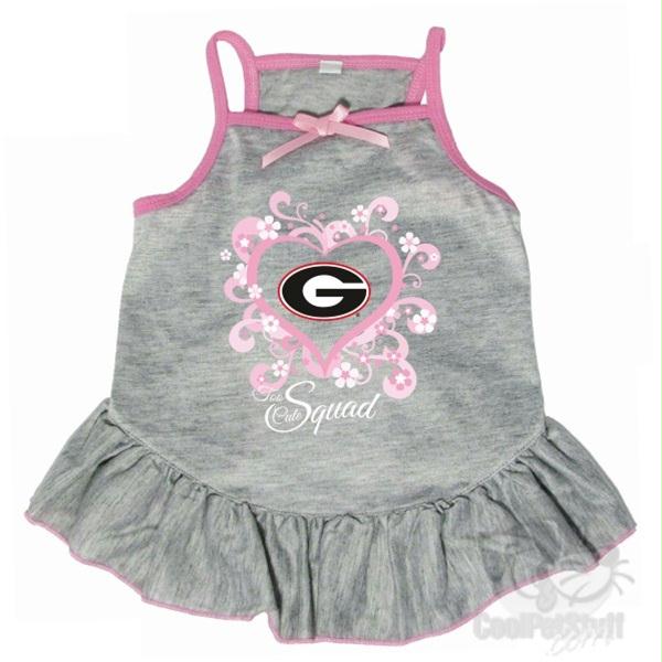 Georgia Bulldogs "Too Cute Squad" Pet Dress - staygoldendoodle.com