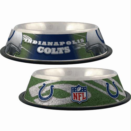 Indianapolis Colts Dog Bowl - staygoldendoodle.com