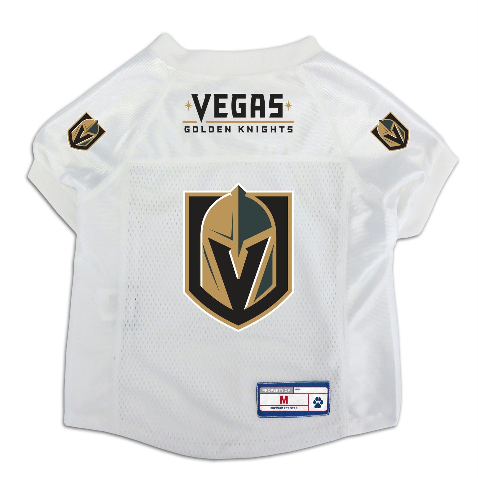 Vegas Golden Knights White Mesh Pet Jersey - staygoldendoodle.com