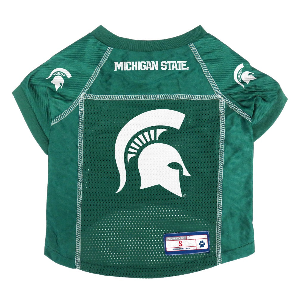Michigan State Spartans Pet Mesh Jersey - staygoldendoodle.com
