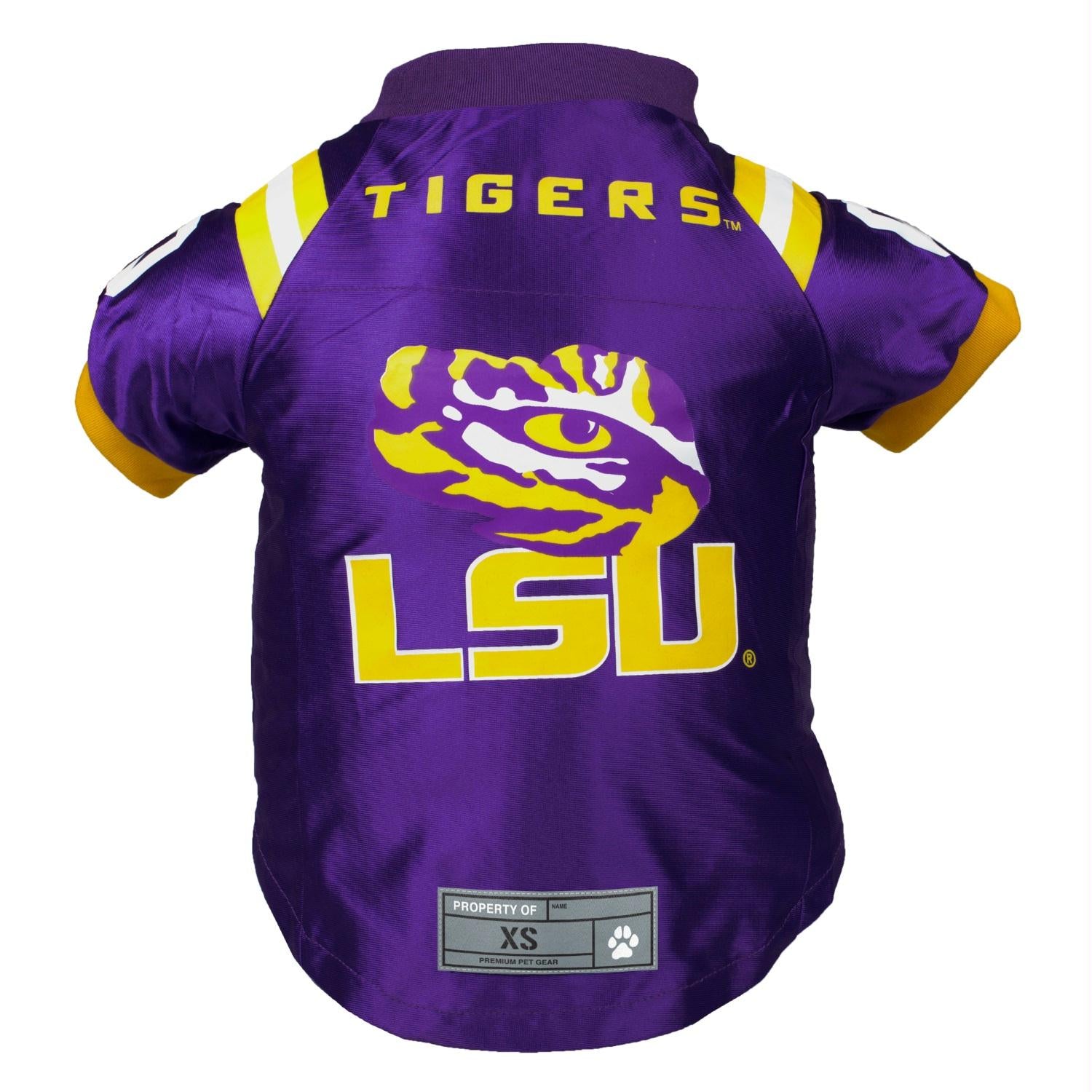 LSU Tigers Pet Premium Jersey - staygoldendoodle.com