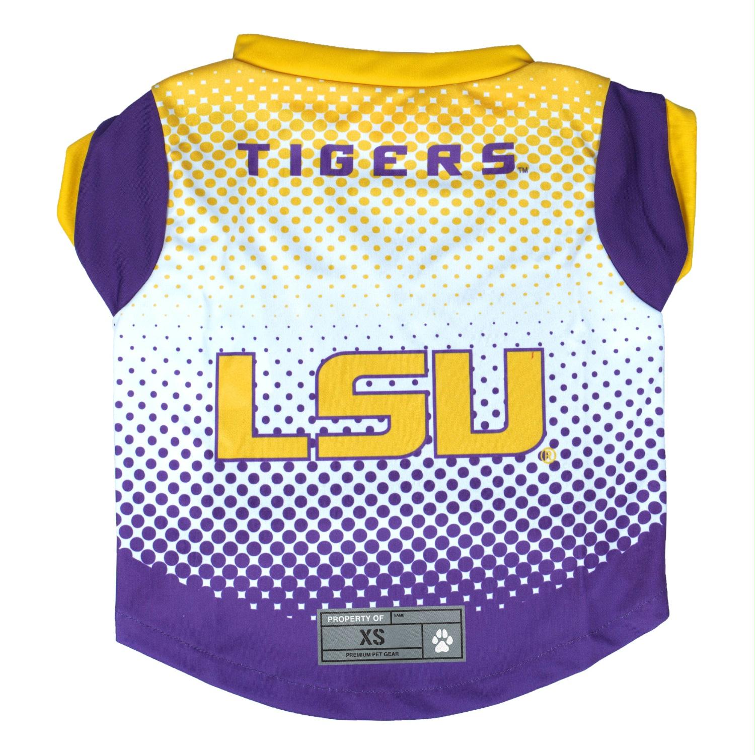 LSU Tigers Pet Performance Tee - staygoldendoodle.com