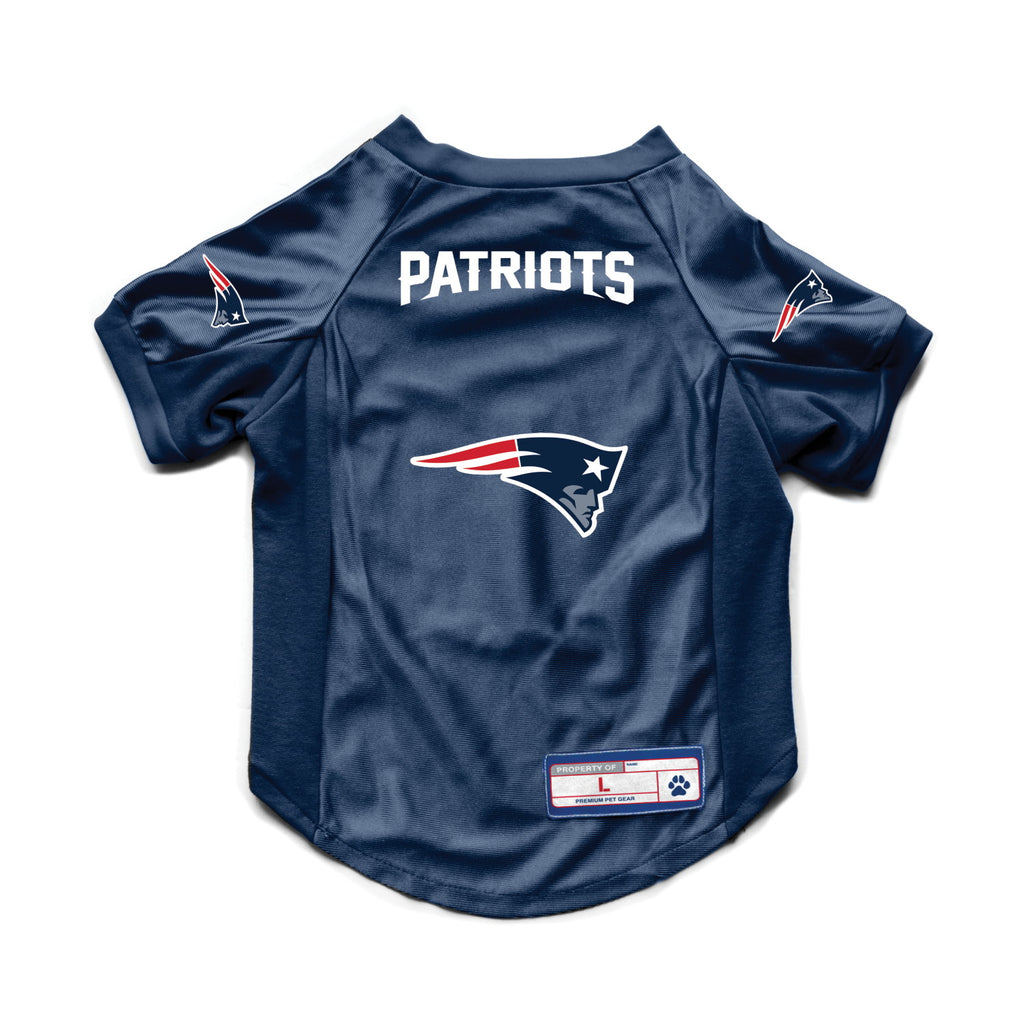 New England Patriots Pet Stretch Jersey - staygoldendoodle.com