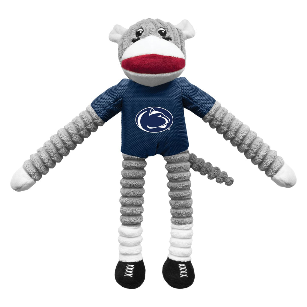 Penn State Sock Monkey Pet Toy