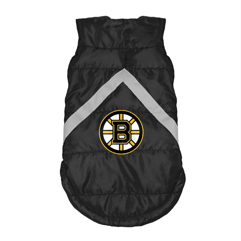 Boston Bruins Pet Puffer Vest - staygoldendoodle.com