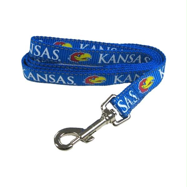 Kansas Jayhawks Pet Reflective Nylon Leash - staygoldendoodle.com