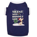Silent Night Dog T-Shirt - staygoldendoodle.com