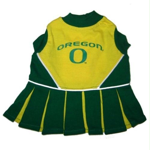 Oregon Ducks Cheerleader Dog Dress - staygoldendoodle.com
