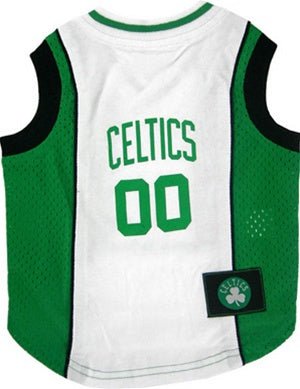 Boston Celtics Dog Jersey - X-Small