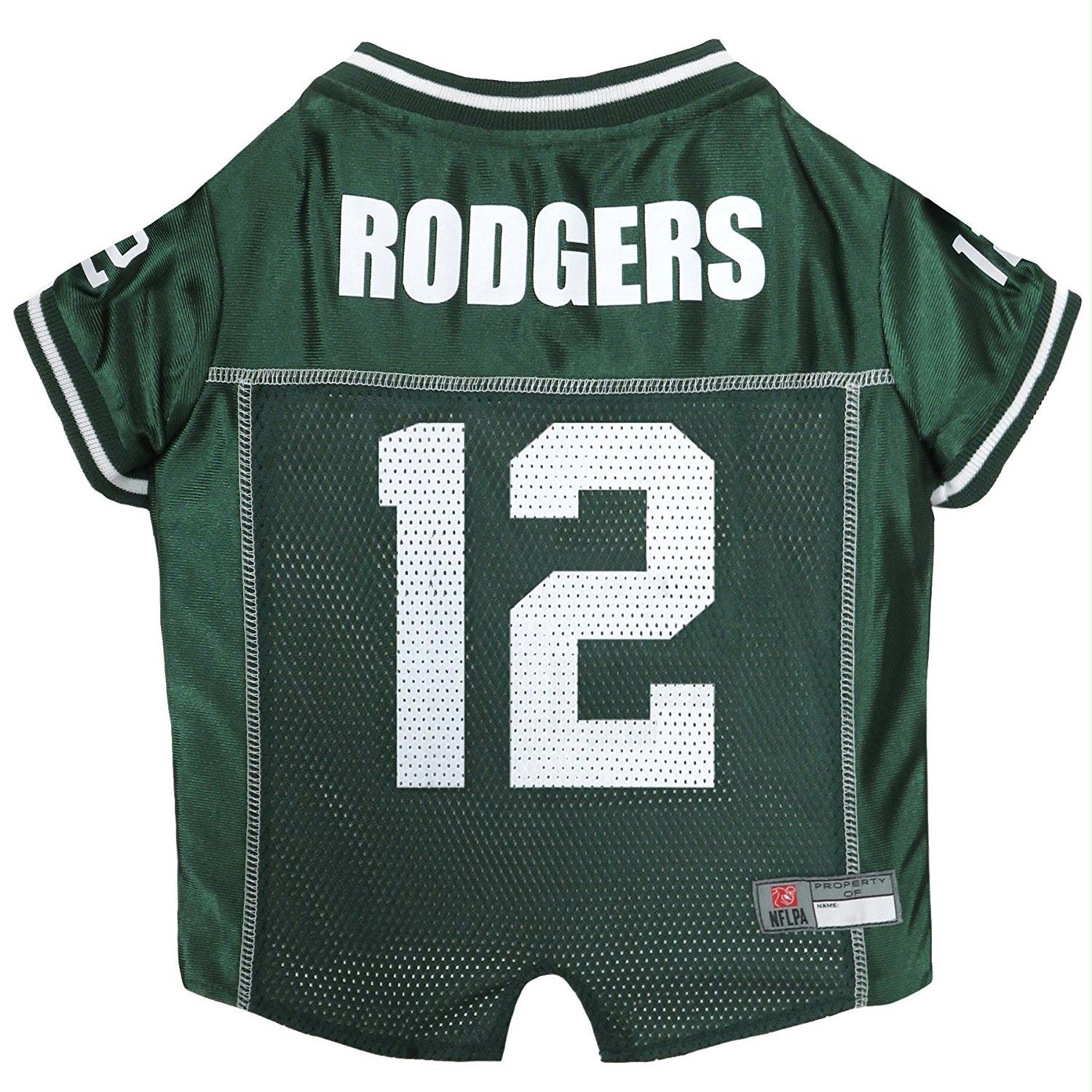 Aaron Rodgers #12 Pet Jersey - staygoldendoodle.com
