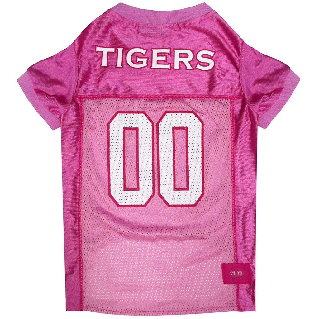 Auburn Tigers Pink Pet Jersey - Large - staygoldendoodle.com