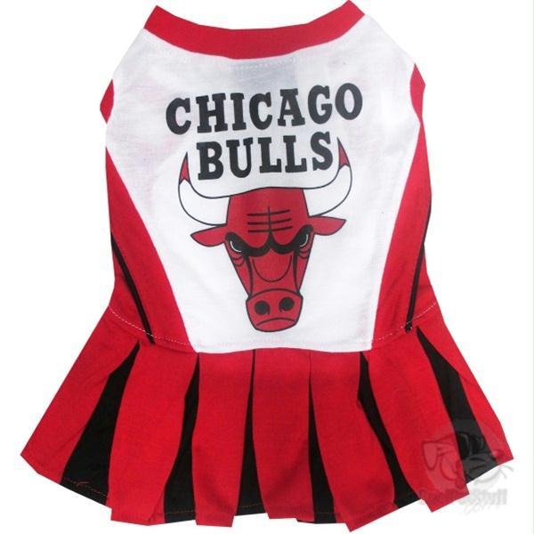Chicago Bulls Cheerleader Pet Dress - staygoldendoodle.com