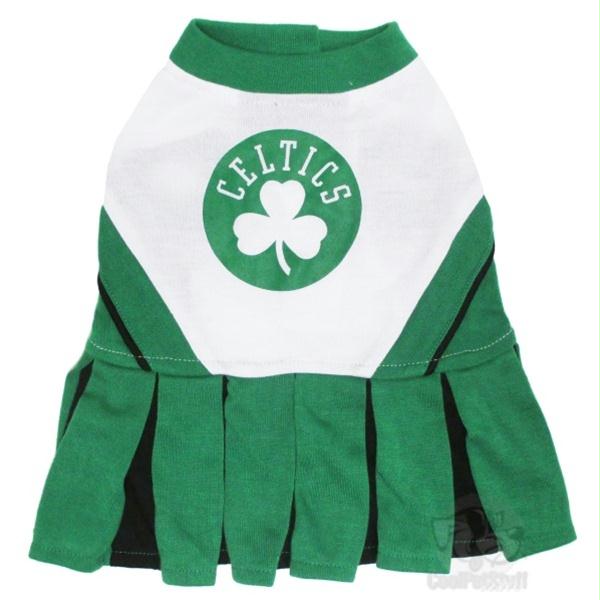 Boston Celtics Cheerleader Dog Dress - staygoldendoodle.com