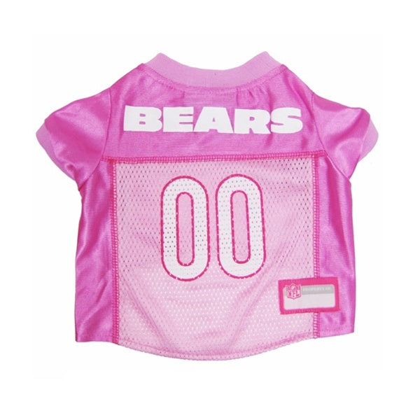 Chicago Bears Pink Dog Jersey - staygoldendoodle.com