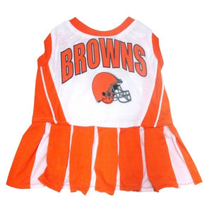 Cleveland Browns Cheerleader Dog Dress - staygoldendoodle.com