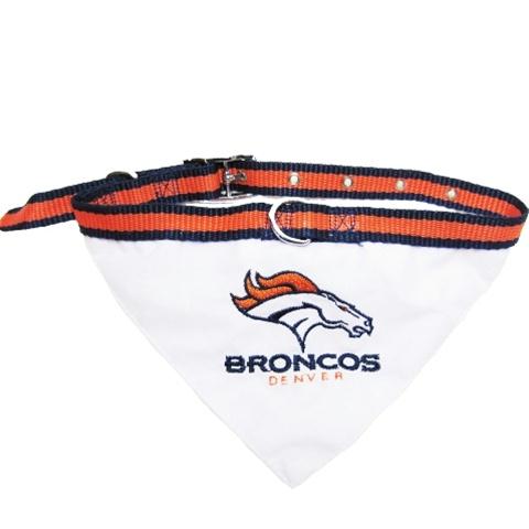 Denver Broncos Dog Collar Bandana - staygoldendoodle.com